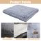 Show in main carousel: BingoPaw Fluffy Deluxe Plush Dog Bed with Removable Cover, Grey, Large slide 8 of 11