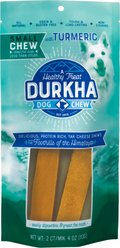 Durkha Cheese Chew Turmeric Dog Treats, Small, 2 count