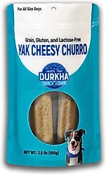 Durkha Yak Cheesy Churro Crunchy Dog Treats, 3 count