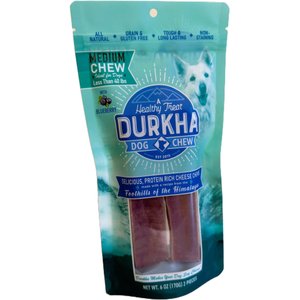 Durkha Cheese Chew Blueberry Dog Treats, 2 count