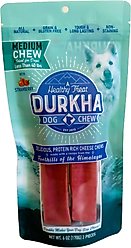 Durkha Cheese Chew Strawberry Dog Treats, 2 count