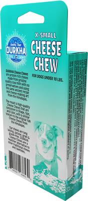 Show full view: Durkha Cheese Chew Dog Treat, X-Small, 3 count slide 3 of 3
