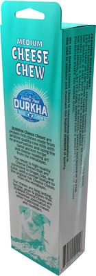 Show full view: Durkha Cheese Chew Dog Treat, Medium slide 3 of 3