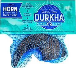 Durkha Buffalo Horn Natural Chew Dog Treats, Small