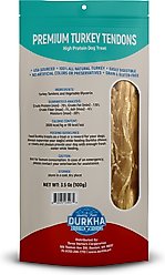 Durkha Turkey Tendons Dehydrated Dog Treats, 3.5-oz bag slide 2 of 2