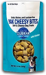 Durkha Yak Cheesy Bites with Chicken Dog Treats, 3.5-oz bag
