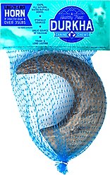 Durkha Buffalo Horn Natural Chew Dog Treats, Large slide 1 of 2