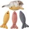 Show in main carousel: Potaroma Crinkle Fish Cat Toys with Catnip, Multi-Color, 7.8-in, 3 count slide 1 of 8