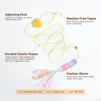 Show full view: Potaroma Hanging Cat Toys with Catnip & Bells, 5 count slide 6 of 7