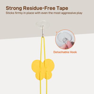 Show full view: Potaroma Hanging Cat Toys with Catnip & Bells, 5 count slide 5 of 7