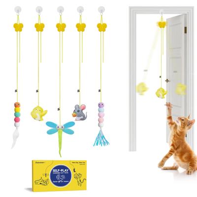 Show full view: Potaroma Hanging Cat Toys with Catnip & Bells, 5 count slide 1 of 7