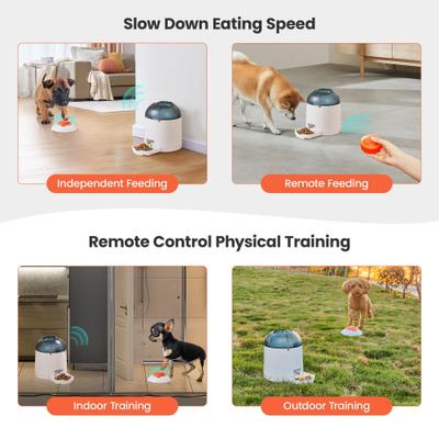 Show full view: Potaroma Dog Puzzle Feeder Toy, Interactive IQ Training, Electronic Treat Dispenser, Automatic Rechargeable with Remote for Food Dispensing, All Breeds, 280ml Capacity, Multi-colors slide 7 of 8