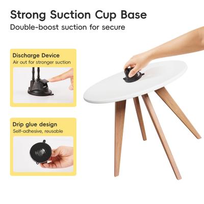 Show full view: Potaroma Dual Wand Cat Toy with Suction Cup Base & 5 Toy Attachments, Charcoal Base slide 3 of 8