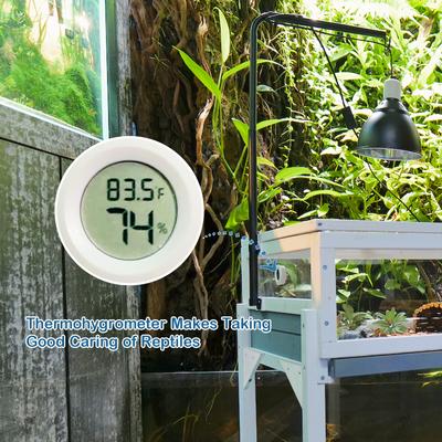 Show full view: FunXplore Tortoise Habitat Enclosure House Turtle Cage Indoor Reptile for Small Animals Lizards, White slide 3 of 6