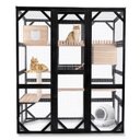 FunXplore Outdoor Cat House with Window Access, Black