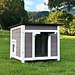 Show in main carousel: FunXplore Wooden Outdoor Cat House, Grey slide 1 of 6