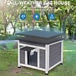 Show in main carousel: FunXplore Wooden Outdoor Cat House, Grey slide 2 of 6