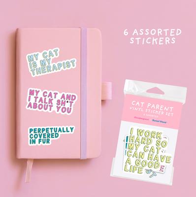 Show full view: Sweet Paws x Five Dot Post Cat Parent Sticker Pack, 6 count slide 2 of 10