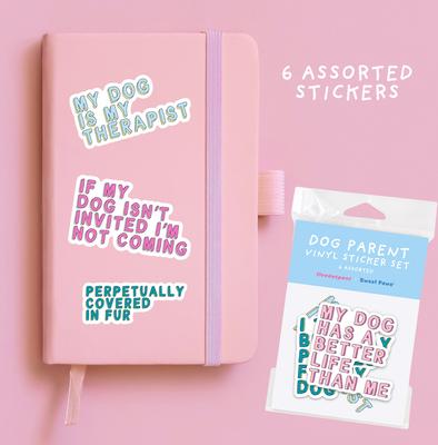 Show full view: Sweet Paws x Five Dot Post Dog Parent Sticker Pack, 6 count slide 2 of 11