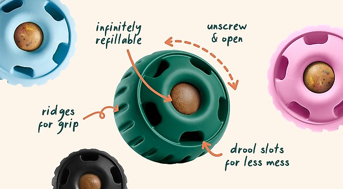 Woof Party Pupsicle Treat Dispensing Dog Toy