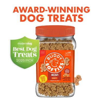 Show full view: Buddy Biscuits Softies with Peanut Butter Soft & Chewy Dog Treats, 20-oz jar slide 7 of 12