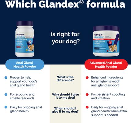 Show full view: Vetnique Labs Glandex Anal Gland Support Supplement Powder with Pork Liver Flavor for Dogs & Cats, 5.5-oz bottle slide 7 of 11
