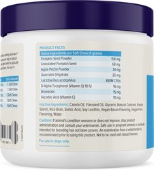 Vetnique Labs Glandex Anal Gland Support Soft Chews with Pumpkin, Digestive Enzymes, Probiotics & Fiber Boot the Scoot Bacon Flavored Supplement for Dogs, 60 count slide 2 of 9