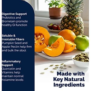 Vetnique Labs Glandex Dog Anal Gland Support Soft Chews with Pumpkin, Digestive Enzymes, Probiotics & Fiber Supplement Boot The Scoot Peanut Butter Flavored, 120 count