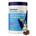 Vetnique Labs Glandex Daily Probiotics & Digestive Health Prebiotics Bacon Flavor Soft Chew Aid Supplement for Dogs, 120 count