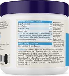 Vetnique Labs Glandex Daily Probiotics & Digestive Health Prebiotics Bacon Flavor Soft Chew Aid Supplement for Dogs, 60 count slide 2 of 8