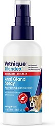 Vetnique Labs Glandex Medicated Anal Gland Fast Acting in Pain Relieving Anti-Itch Dog & Cat Spray, 4-fl oz bottle