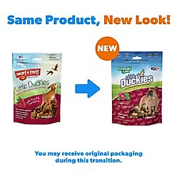 Emerald Pet Grain-Free Little Duckies with Duck & Cranberry Dog Treats, 5-oz bag slide 2 of 9