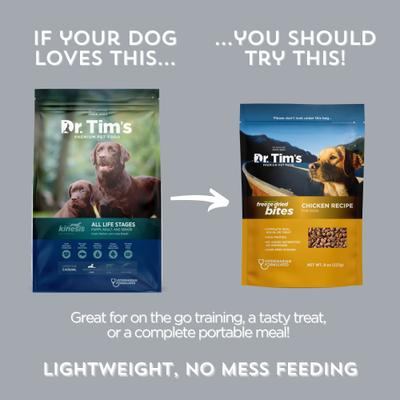 Show full view: Dr. Tim's Vagabond Chicken Bites Freeze-Dried 8-oz bag slide 5 of 8