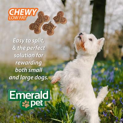 Show full view: Emerald Pet Little Chewzzies Peanut Butter Recipe Chicken-Free Dog Treats, 5-oz bag slide 9 of 9