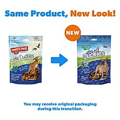 Emerald Pet Grain-Free Little Duckies with Duck & Blueberry Dog Treats, 5-oz bag slide 2 of 9