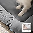 Show in main carousel: Bedsure Ultra Soft Fleece Thin Washable Dog Crate Mat, Light Grey, Large: 35-in L x 22-in W slide 2 of 8
