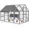 Show in main carousel: PawHut Water-Resistant Chicken Run with Nest Box & Anti-UV Cover, 110.2 x73 x 74-in slide 1 of 9