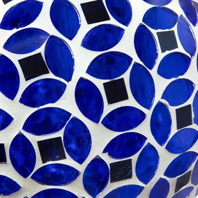 Show full view: Sunnydaze Decor Mosaic Glass Bird Feeder, Dragonfly Dreams slide 3 of 6