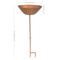 Show in main carousel: Sunnydaze Decor Hammered Iron Staked Bird Bath, Copper slide 3 of 9