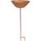 Show in main carousel: Sunnydaze Decor Hammered Iron Staked Bird Bath, Copper slide 1 of 9