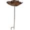Show in main carousel: Sunnydaze Decor Iron Staked Bird Bath, Copper slide 1 of 9