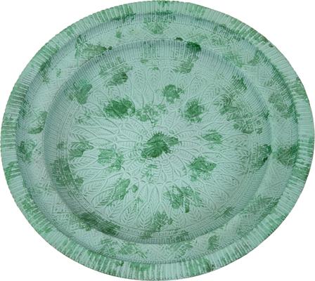 Show full view: Sunnydaze Decor Backyard Beauty Bird Bath, Green Patina slide 4 of 9