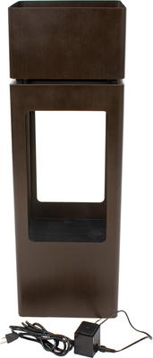 Show full view: Sunnydaze Decor Serene Shower Zinc Fountain with Planter, Dark Brown slide 9 of 9