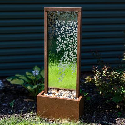 Show full view: Sunnydaze Decor Wisteria Vines Zinc Outdoor Fountain, Bronze slide 4 of 9