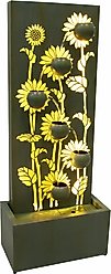 Sunnydaze Decor Sunflower Fields Steel Outdoor Fountain, Light Green slide 2 of 9