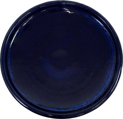 Show full view: Sunnydaze Decor Ceramic Duo Tone Bird Bath, Midnight slide 4 of 9