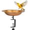 Show in main carousel: Sunnydaze Decor Copper Deck-Mounted Bird Bath & Feeder slide 1 of 9