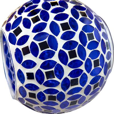 Show full view: Sunnydaze Decor Mosaic Glass Bird Feeder, Dragonfly Dreams slide 2 of 6