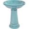 Show in main carousel: Sunnydaze Decor Calais Ceramic Outdoor Bird Bath, Jade slide 1 of 9