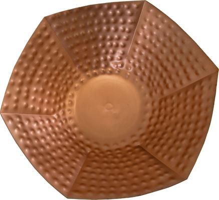 Show full view: Sunnydaze Decor Hammered Iron Staked Bird Bath, Copper slide 2 of 9